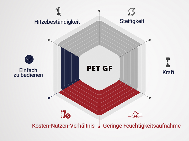 Die Eigenschaften des Raise3D PET GF Filaments